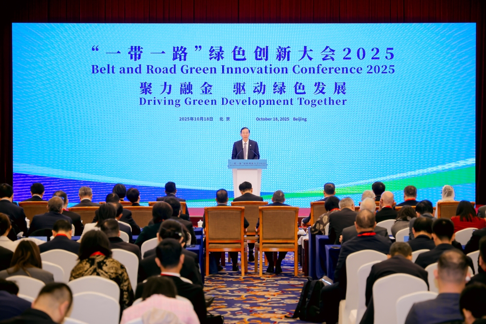 辛保安主席出席“一带一路”绿色创新大会-1