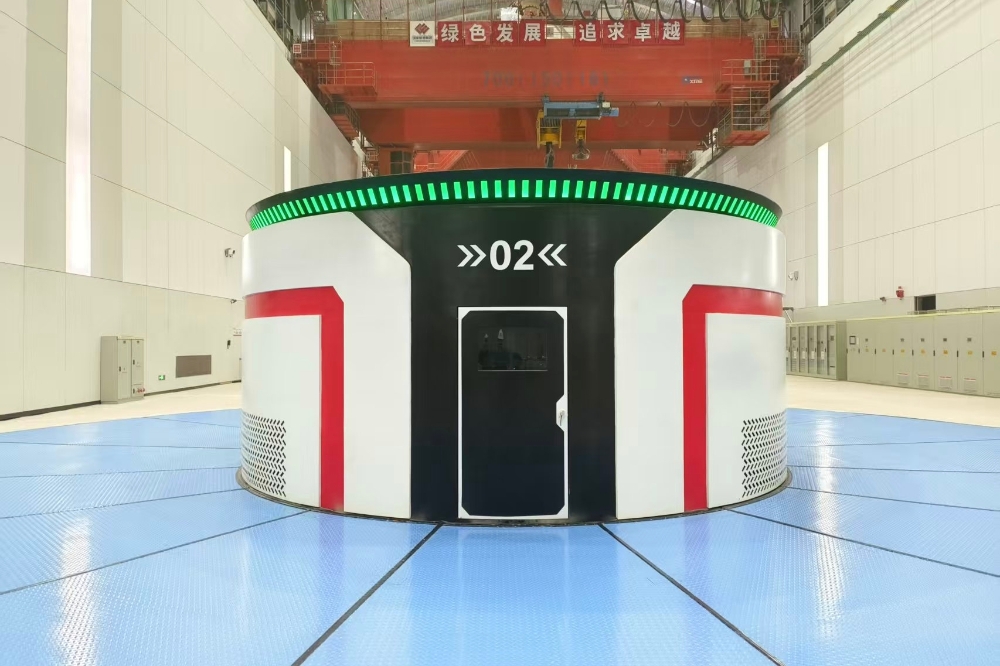 国内首台套大型水电机组压水调相技术落地应用-1