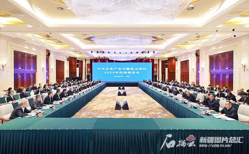 刘明胜参加中央企业产业兴疆重点项目2025年投资推进会-1