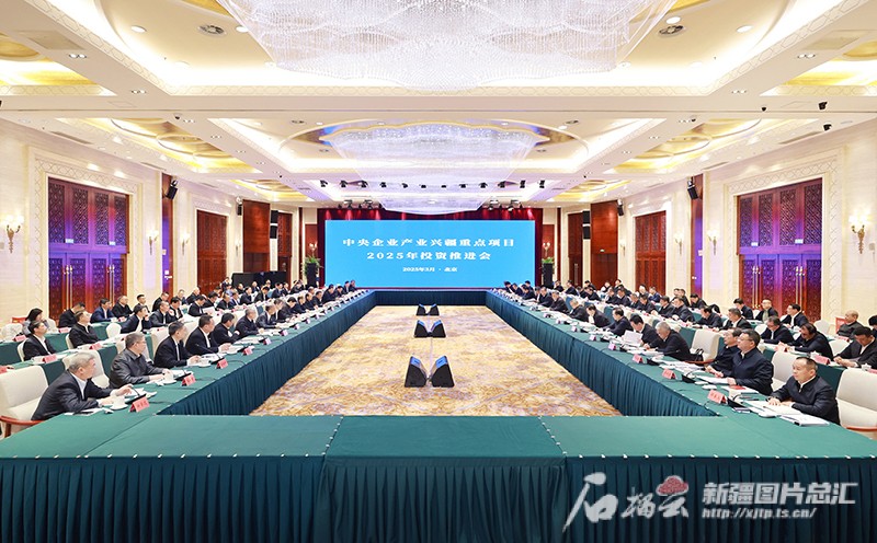 邹磊出席中央企业产业兴疆重点项目2025年投资推进会并发言-1