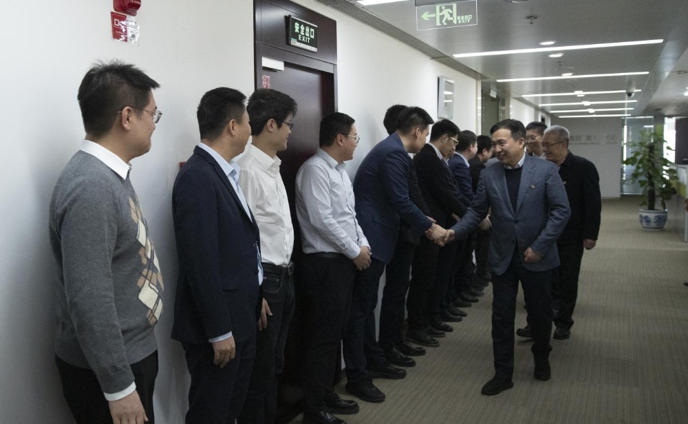 开工!国家电投集团领导班子到总部各部门、共享公司各中心(部门)团拜-2