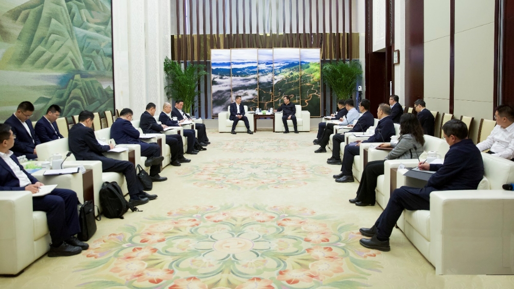 国家电投集团与山东能源集团座谈-1