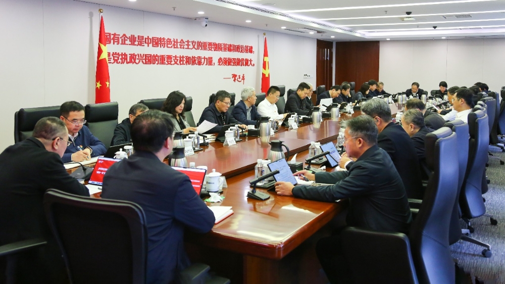 国家电投集团召开党组理论学习中心组2025年第3次学习（扩大）会-1