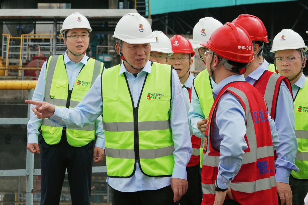 刘明胜到国家电投集团贵州区域煤电企业督导调研生态环境保护工作并主持召开整改推进专题会-1