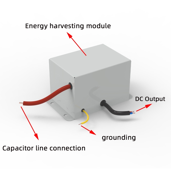 High-Voltage Capacitive Power Harvesting Device