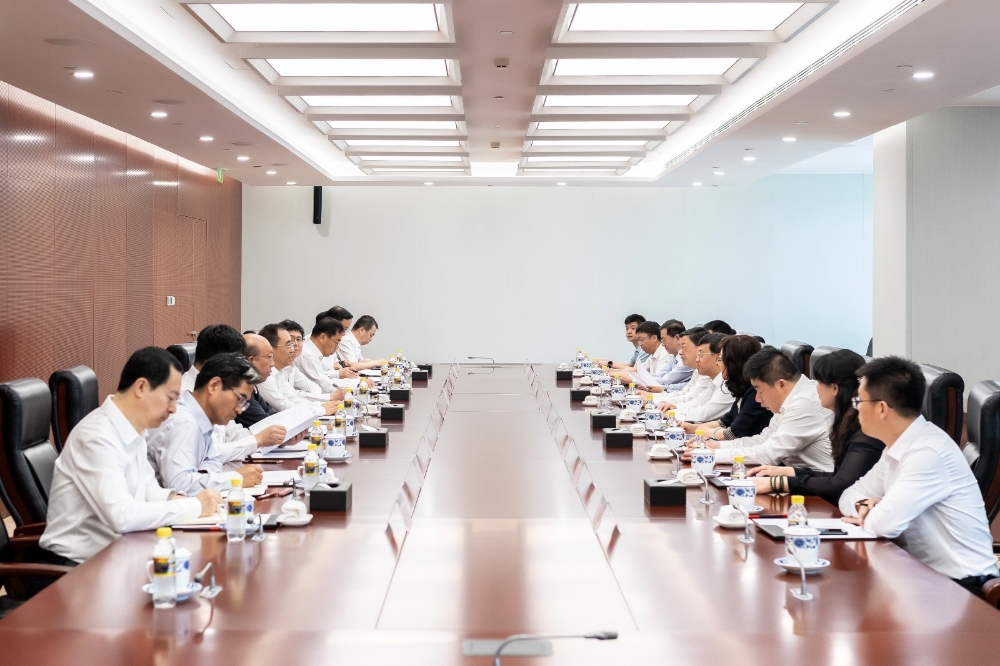 邹磊会见华北电力大学党委书记汪庆华、 校长毕天姝一行-1