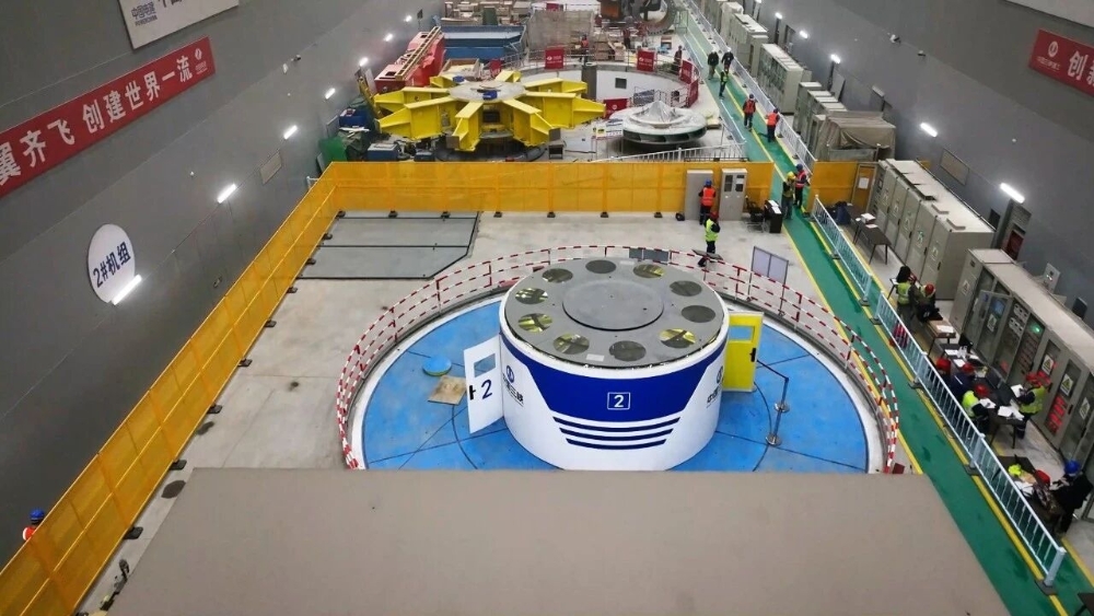 我国单机容量最大抽水蓄能电站全力冲刺年底发电目标-1